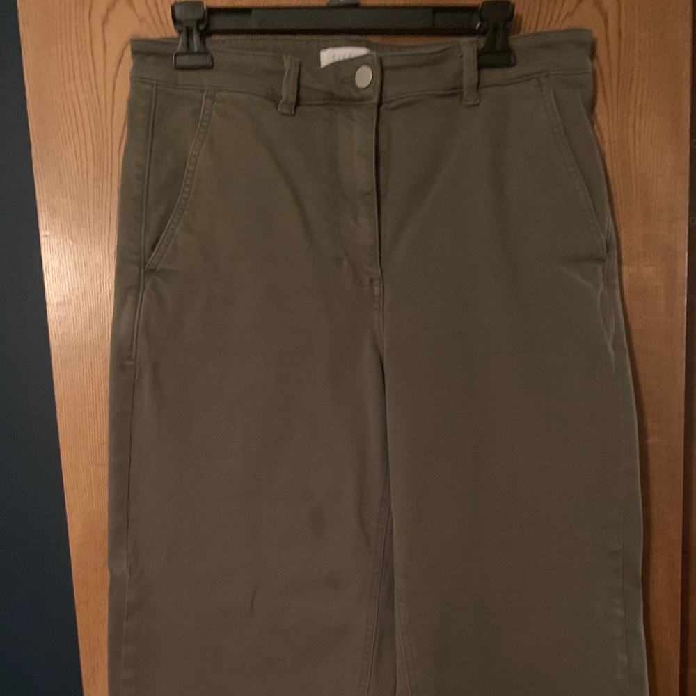 Everlane Green Crop Pants